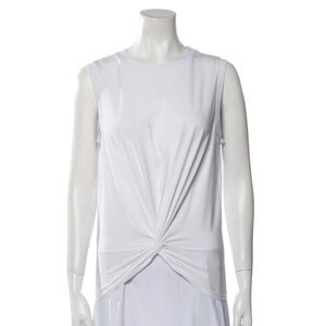 CINQ À SEPT Crew Neck Sleeveless Top